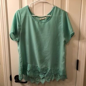Aqua Blouse
